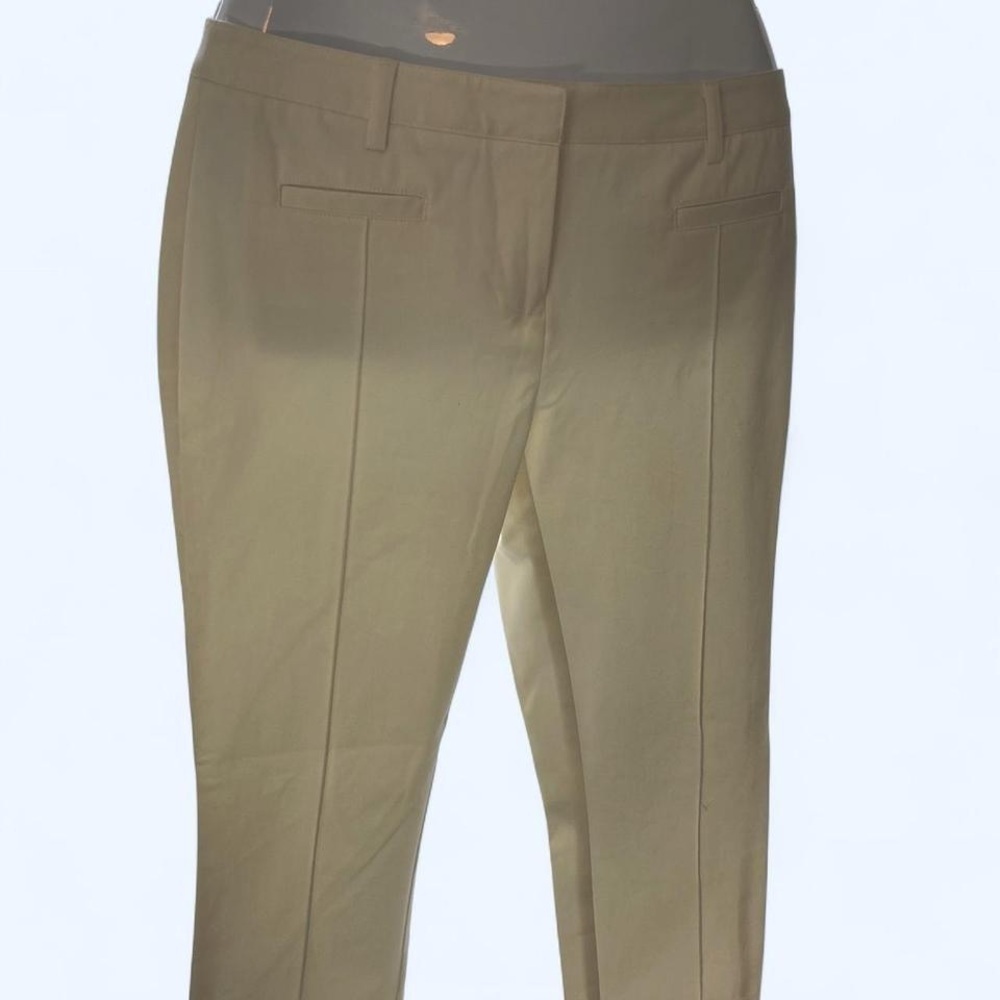 INC International Concepts Women's Beige Crop Trousers 2 NWOT